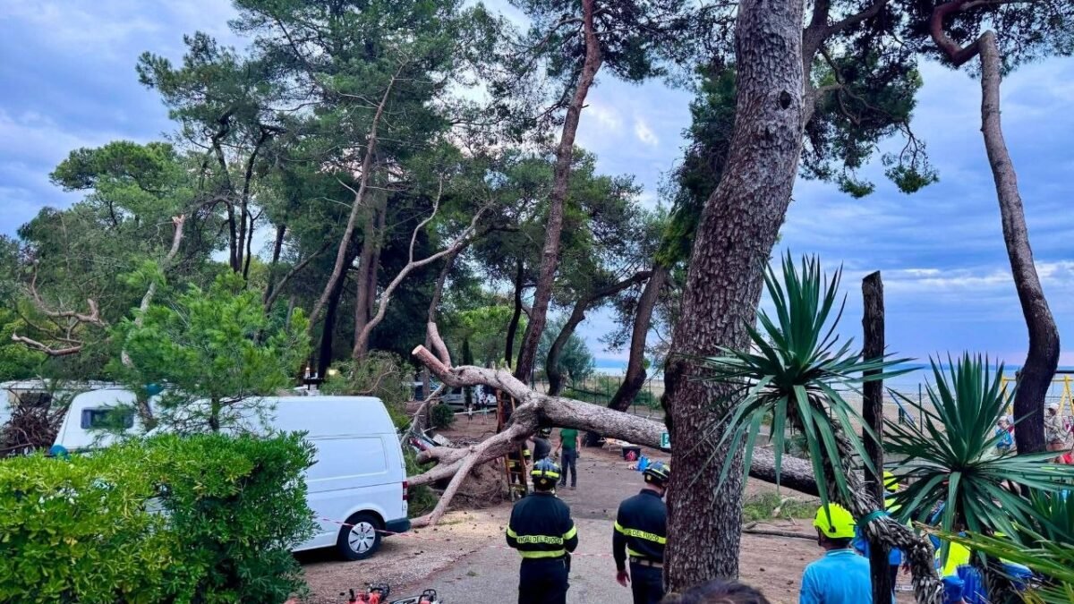 MALTEMPO A GRADO: DANNI AI CAMPEGGI
