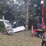 PASIANO DI PORDENONE: RECUPERO AEROMOBILE PRECIPITATO IN VILLA LUPIS