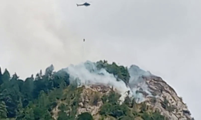 FORNI DI SOTTO: SPENTO L’INCENDIO SUL COL PRIMIN – CIMA AVRONI